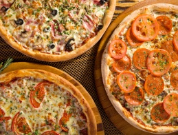 Аппетитный набор 3 пиццы: Везувий, Донателло, Маргарита